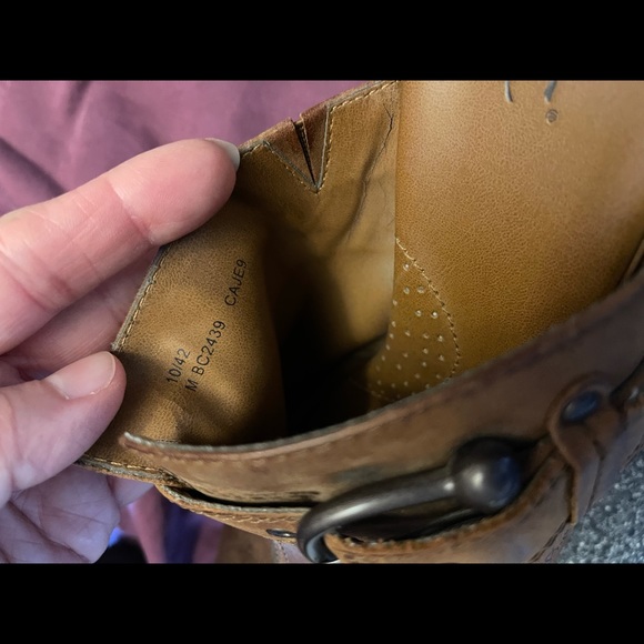 Boc Born Concept Joy Mules Brown Leather Buckle - Picture 7 of 13